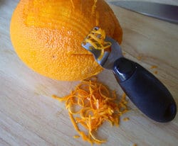 sauce bigarade zestes orange