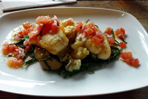 Poisson à la sauce vierge