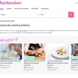 funbooker meilleurs cours cuisine paris